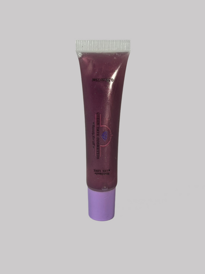 “GrapeMelly”-Silky Smooth Shine: Non-Sticky Lip Gloss