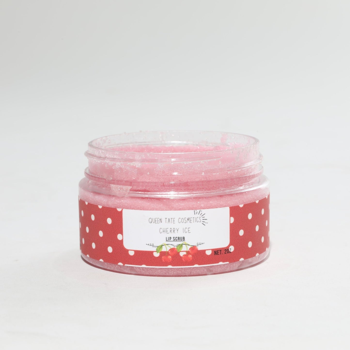 Cherry Ice - Queen Tate CosmeticsNatural lip ScrubCherry IceNatural lip ScrubQueen Tate Cosmetics