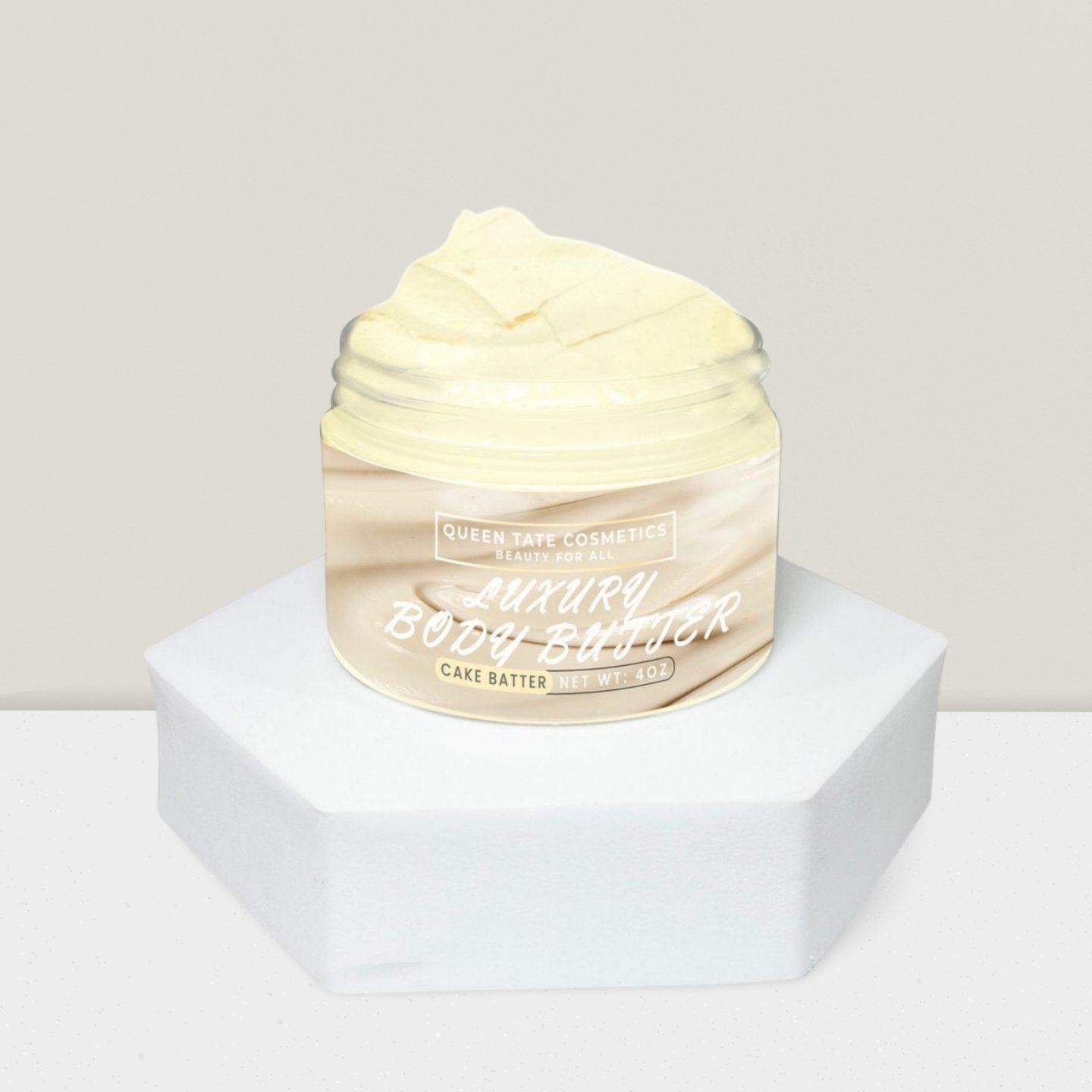 Cake Batter-Handcrafted Body Butter - Queen Tate CosmeticsHandcrafted Luxury Body ButterCake Batter-Handcrafted Body ButterHandcrafted Luxury Body ButterQueen Tate Cosmetics 8oz