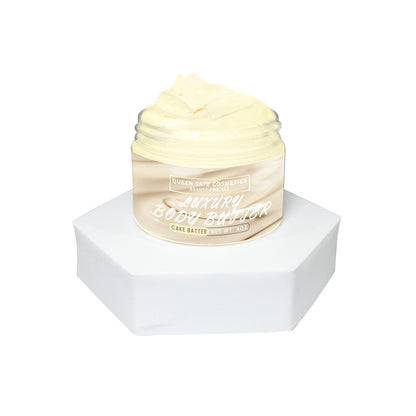 Cake Batter-Handcrafted Body Butter - Queen Tate CosmeticsHandcrafted Luxury Body ButterCake Batter-Handcrafted Body ButterHandcrafted Luxury Body ButterQueen Tate Cosmetics 4oz