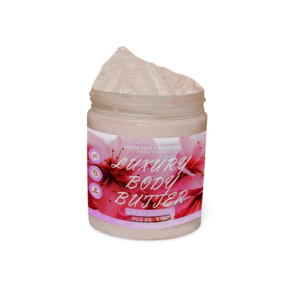 Cherry Blossom-Handcrafted Body Butter - Queen Tate CosmeticsHandcrafted Luxury Body ButterCherry Blossom-Handcrafted Body ButterHandcrafted Luxury Body ButterQueen Tate Cosmetics 4 oz