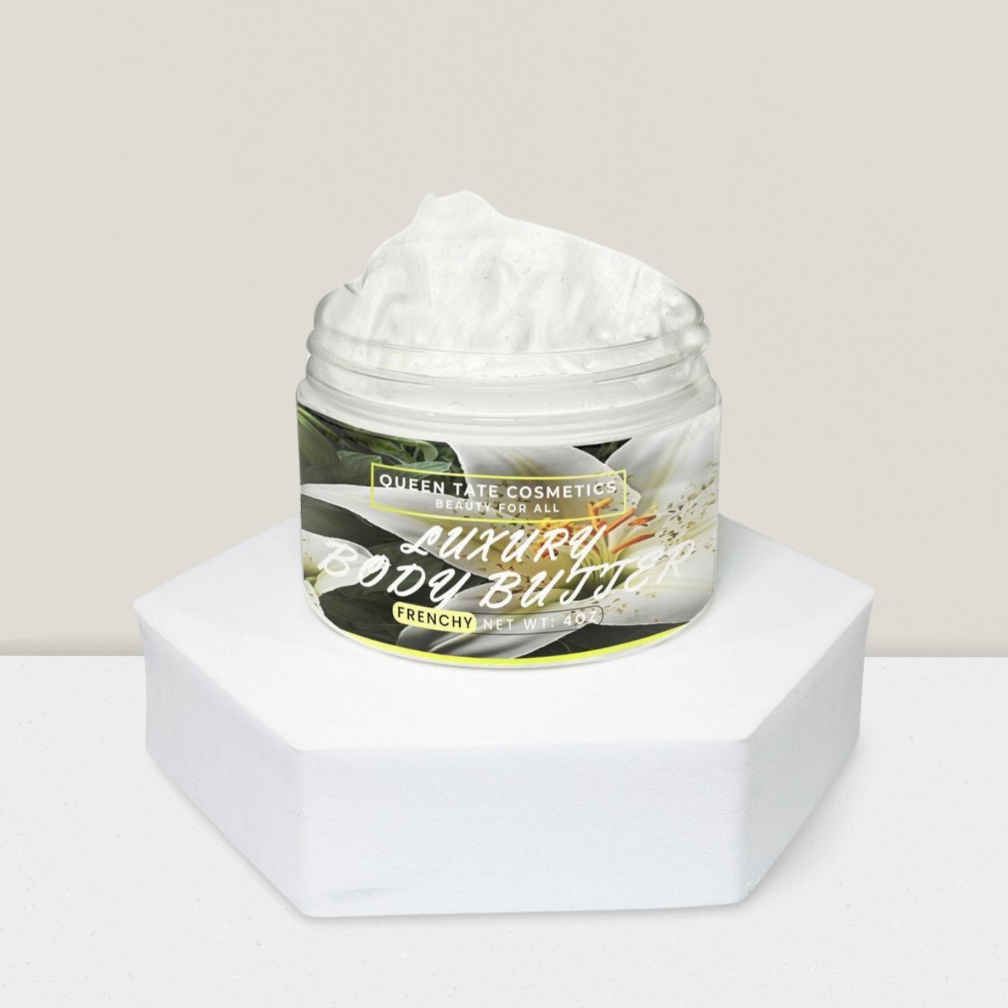 Frenchy- Handcrafted Body Butter - Queen Tate CosmeticsHandcrafted Luxury Body ButterFrenchy- Handcrafted Body ButterHandcrafted Luxury Body ButterQueen Tate Cosmetics 4 oz