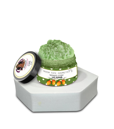 Pure Bliss: Natural Lip Scrub- "Mango Vybz" - Queen Tate CosmeticsNatural lip ScrubPure Bliss: Natural Lip Scrub- "Mango Vybz"Natural lip ScrubQueen Tate Cosmetics