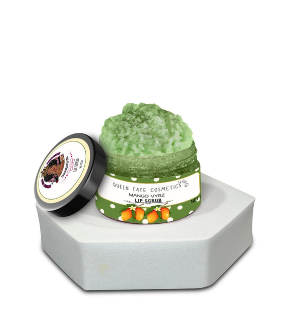 Pure Bliss: Natural Lip Scrub- "Mango Vybz" - Queen Tate CosmeticsNatural lip ScrubPure Bliss: Natural Lip Scrub- "Mango Vybz"Natural lip ScrubQueen Tate Cosmetics