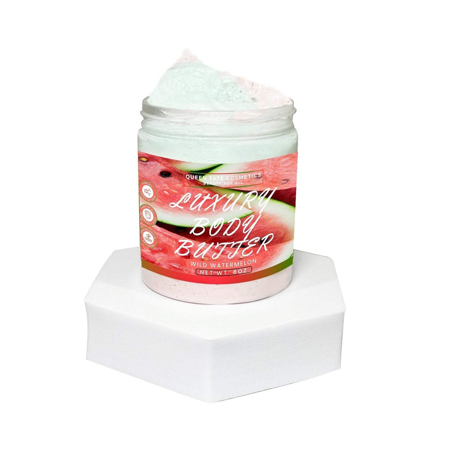 Wild Melon-Handcrafted Body Butter - Queen Tate CosmeticsHandcrafted Luxury Body ButterWild Melon-Handcrafted Body ButterHandcrafted Luxury Body ButterQueen Tate Cosmetics 8 oz